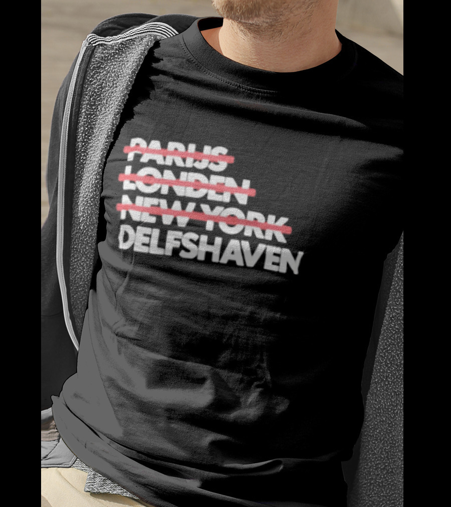 Parijs Londen New York Delfshaven Rotterdam T-Shirt