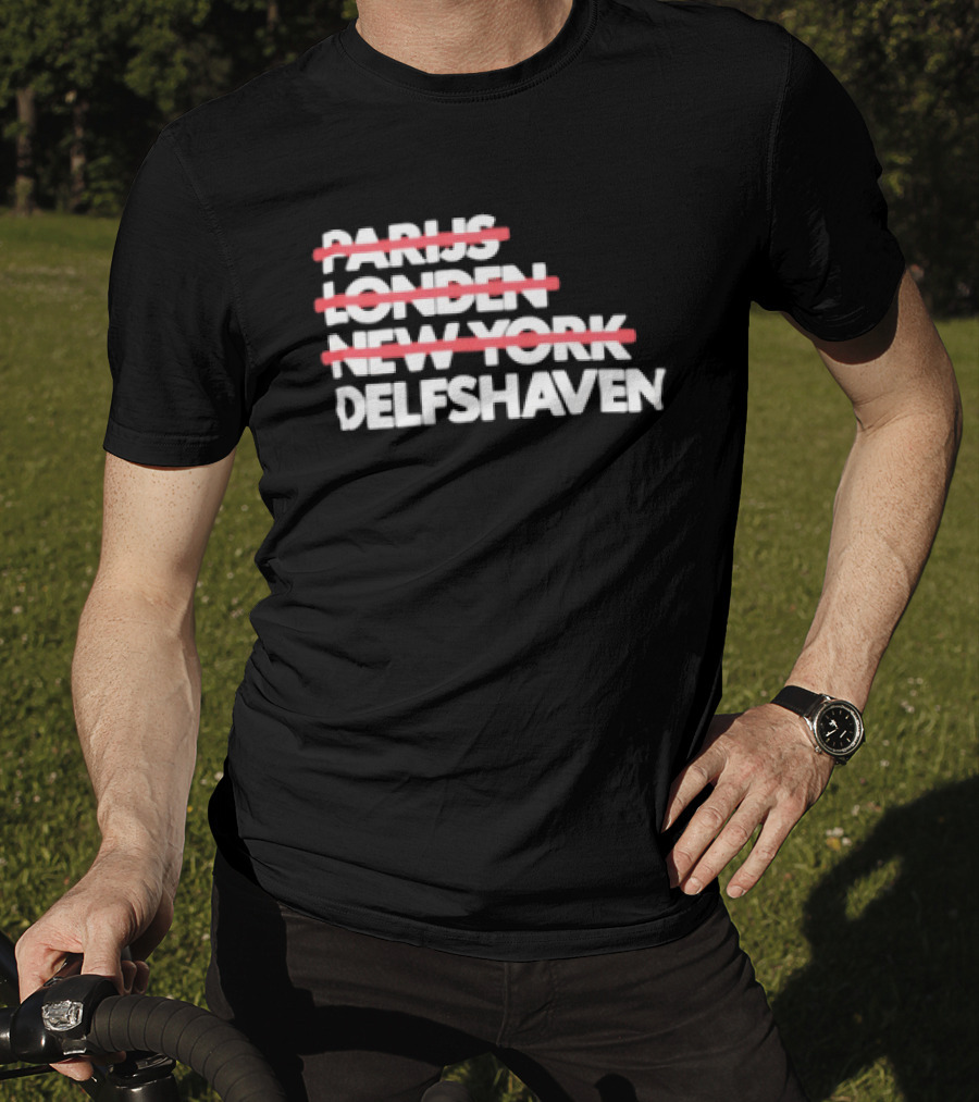 Parijs Londen New York Delfshaven Rotterdam T-Shirt