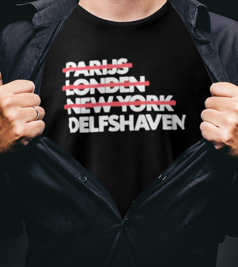 Parijs Londen New York Delfshaven Rotterdam T-Shirt