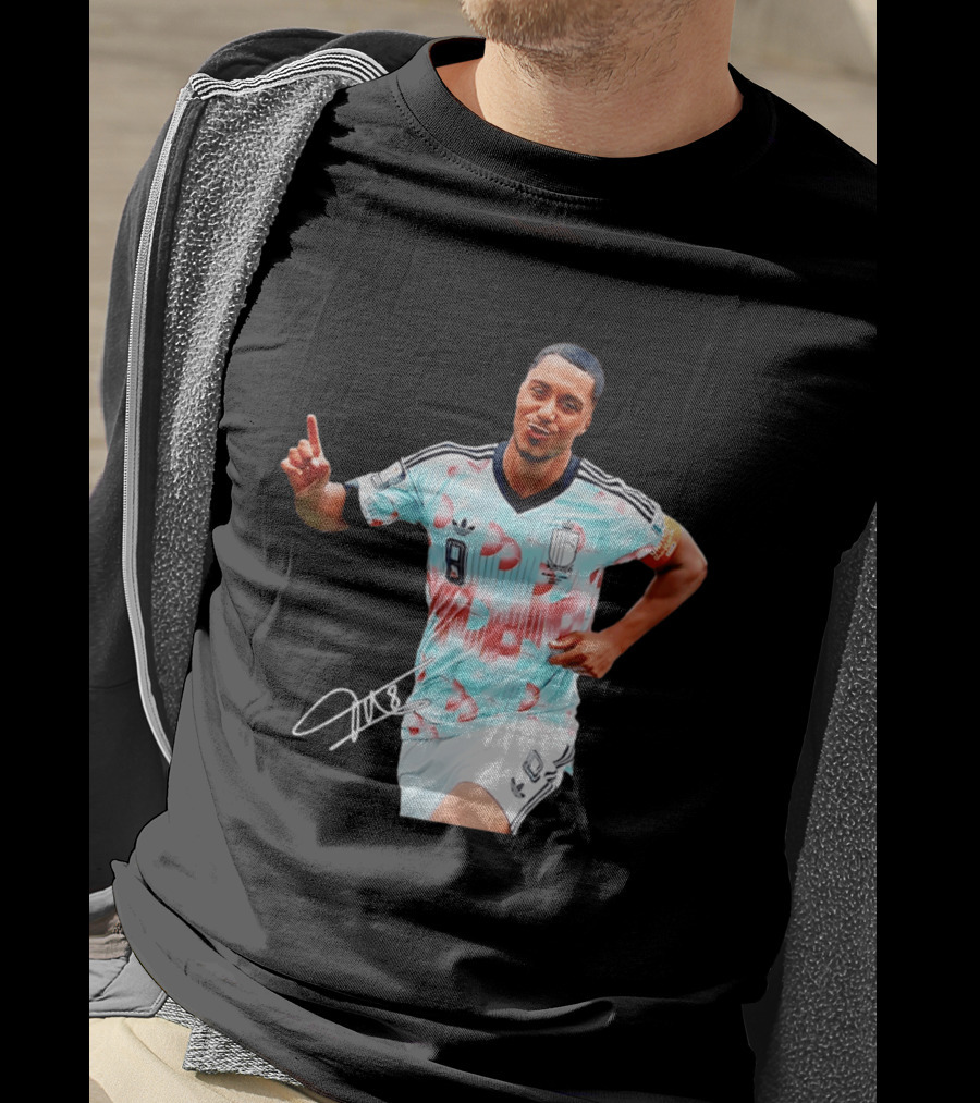 Youri Tielemans Belgium National Football Adidas Number 8 T-Shirt