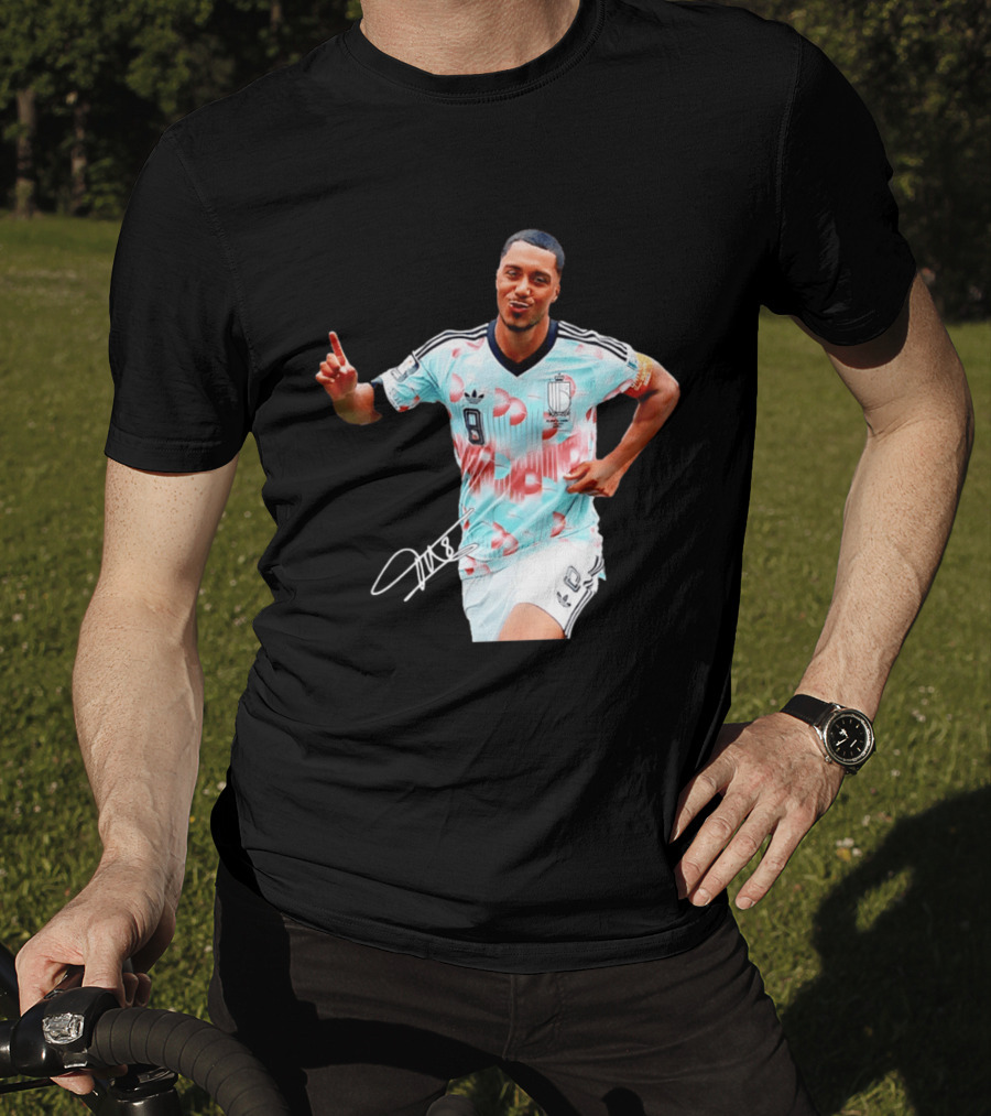 Youri Tielemans Belgium National Football Adidas Number 8 T-Shirt