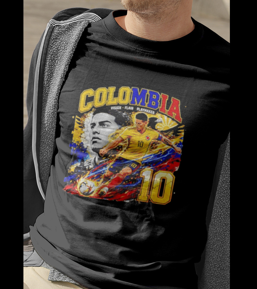 Colombia Vision Flair Playmaker 10 T-Shirt