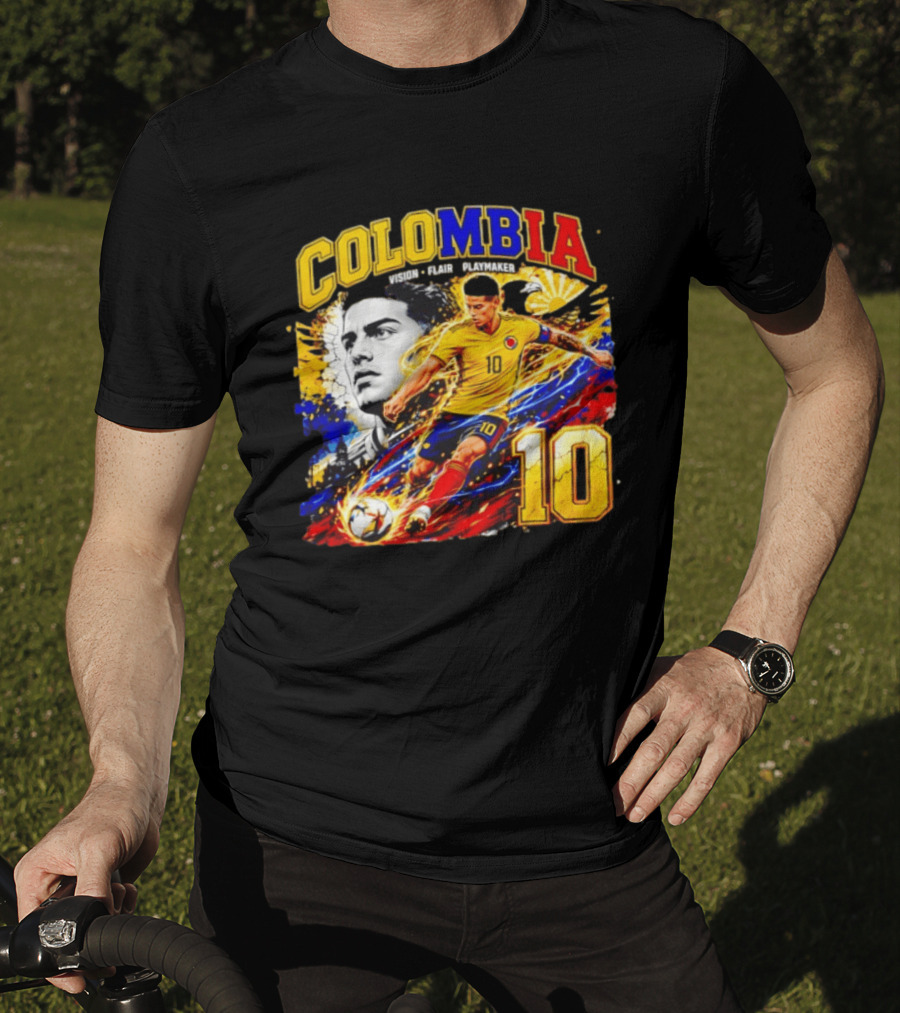 Colombia Vision Flair Playmaker 10 T-Shirt
