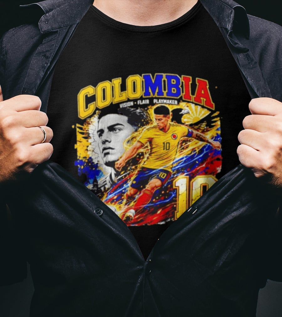 Colombia Vision Flair Playmaker 10 T-Shirt