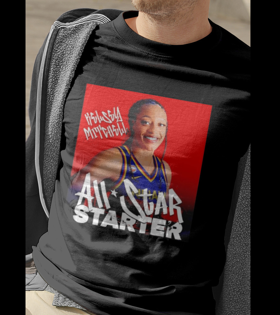 Kelsey Mitchell Indiana Fever All Star Starter Basketball T-Shirt