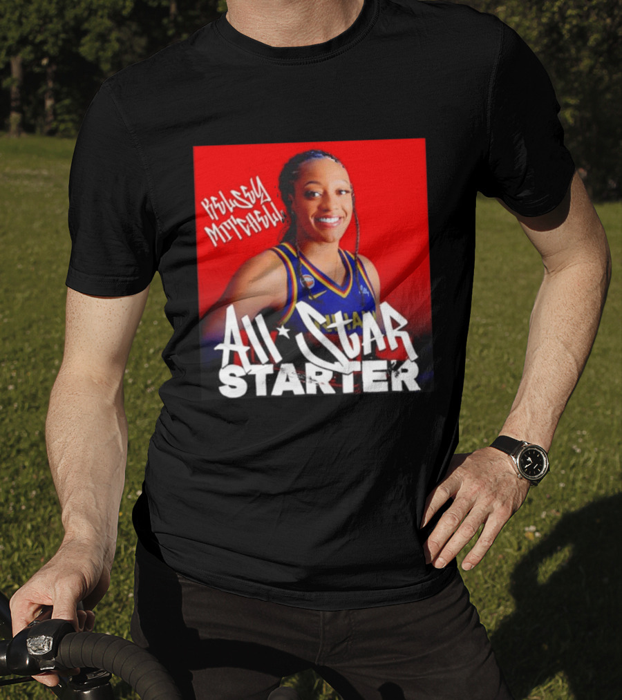 Kelsey Mitchell Indiana Fever All Star Starter Basketball T-Shirt