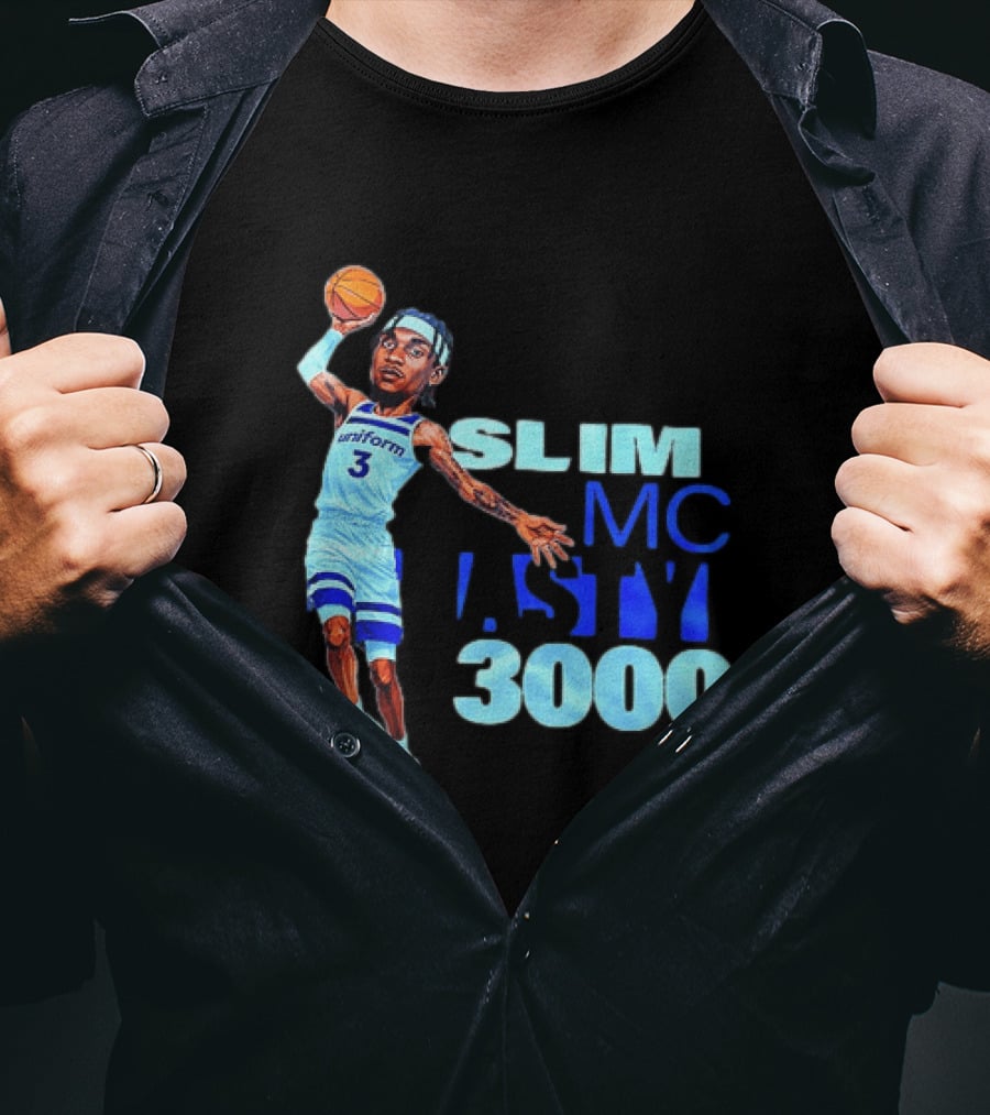 Slim Mc Nasty 3000 Jaden McDaniels Minnesota Timberwolves NBA Uniform 3 T-Shirt
