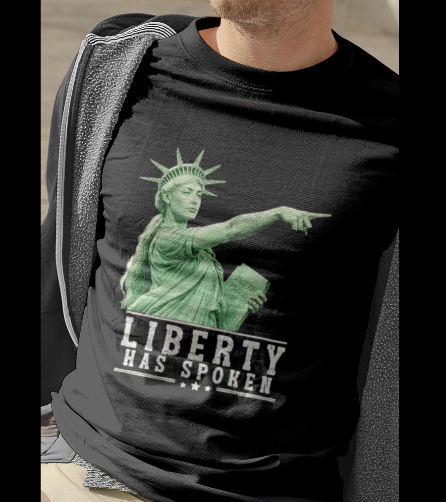 Liberty Has Spoken Statue Of Liberty Sophie Cunningham Pointing Don't You Point At Me T-Shirt