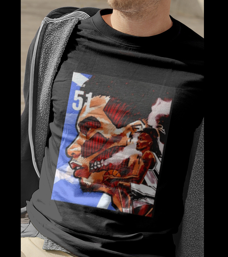51 Wembanyama Anime San Antonio Spurs Alien T-Shirt