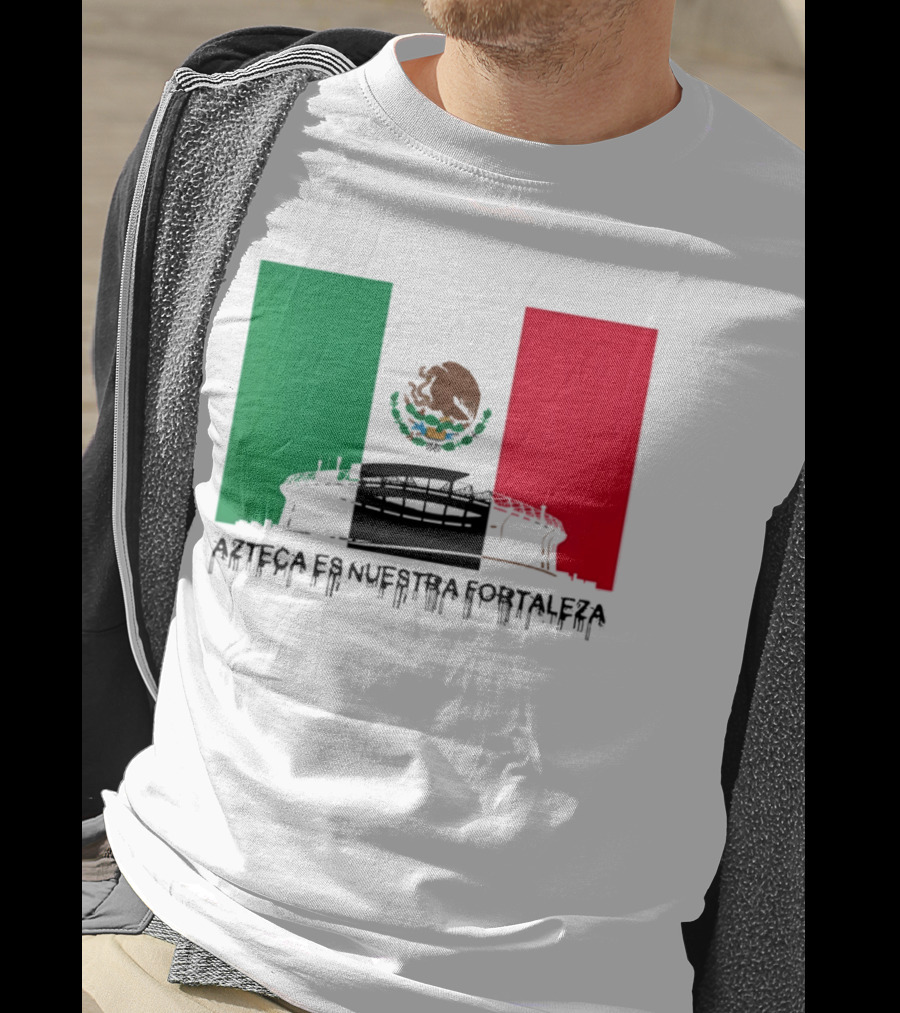 Estadio Azteca Es Nuestra Fortaleza Altitude Mexico Football T-Shirt