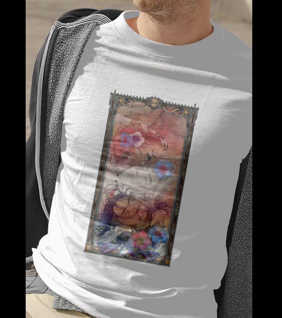 Fantasy Trio 2026 Hibiscus Flowers Tarot Card Pride Month T-Shirt