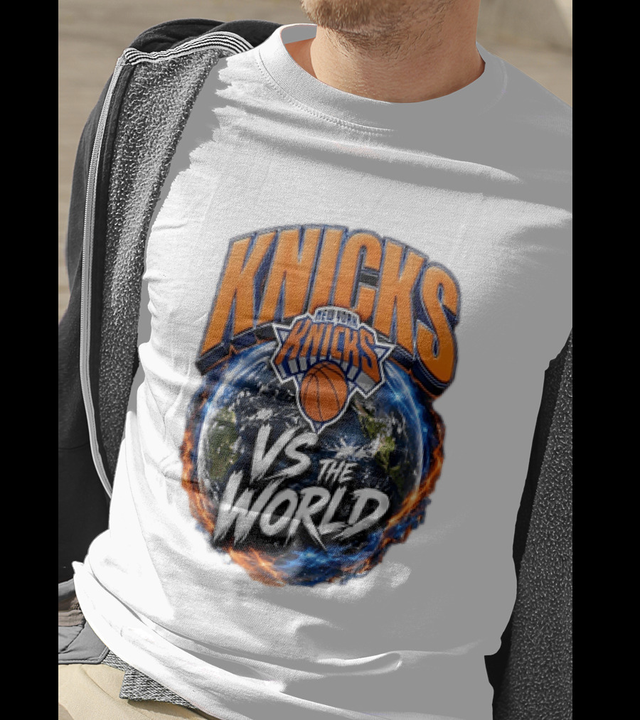 Knicks New York VS The World Basketball Team T-Shirt
