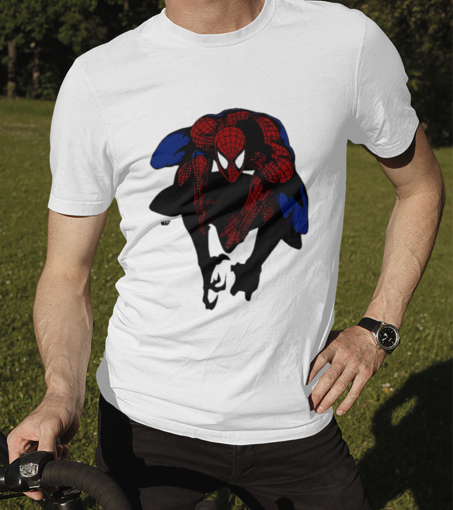 Spider Man Marvel Comics Dynamic Action Pose T-Shirt