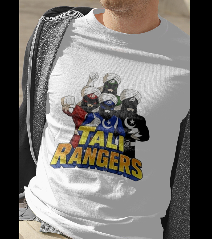Tali Rangers Turban Wearing Superhero Group T-Shirt