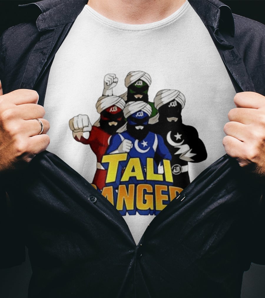 Tali Rangers Turban Wearing Superhero Group T-Shirt