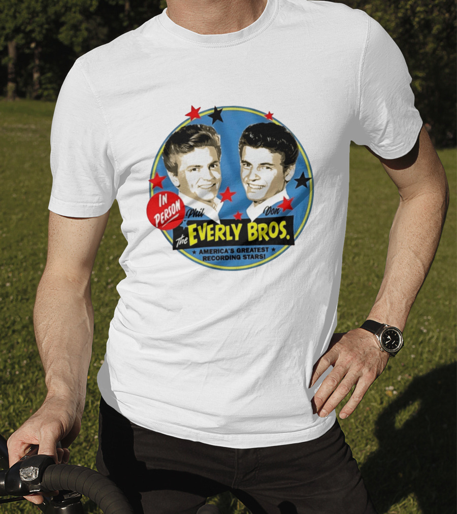 In Person Phil And Don The Everly Bros America's Greatest Recording Stars T-Shirt