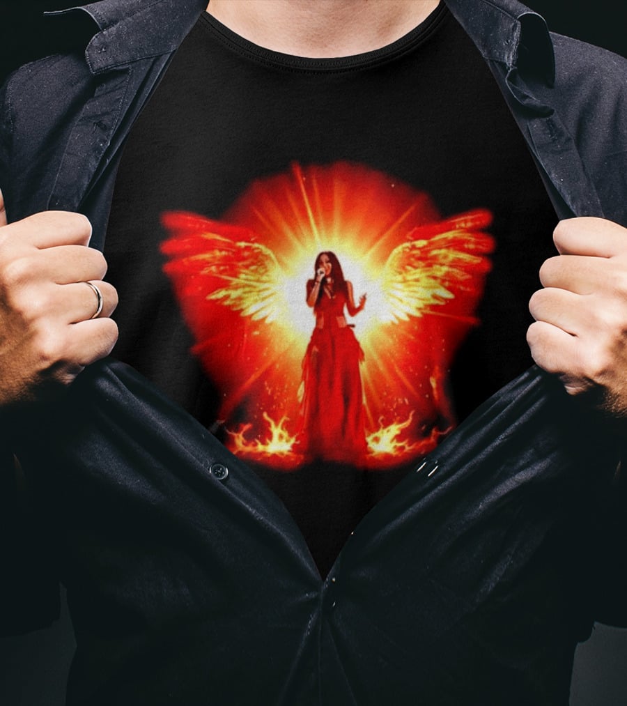 Kehlani 2026 Wings Of Fire Angelic Performance Fiery Aura T-Shirt