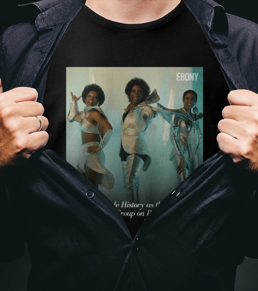 Labelle Historic Achievement As First Black Vocal Group On Rolling Stone Ebony T-Shirt