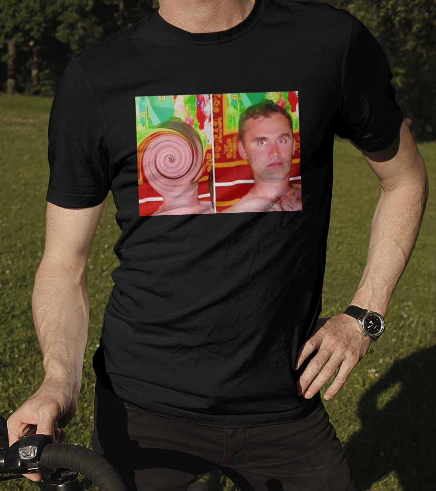 Swirly Kirk Charlie Robocough Kirkification Meme Spiral Face Effect T-Shirt