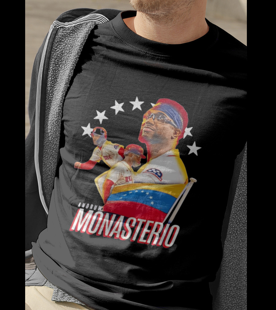 Venezuelan Pride Andruw Monasterio Red Sox Baseball Star T-Shirt