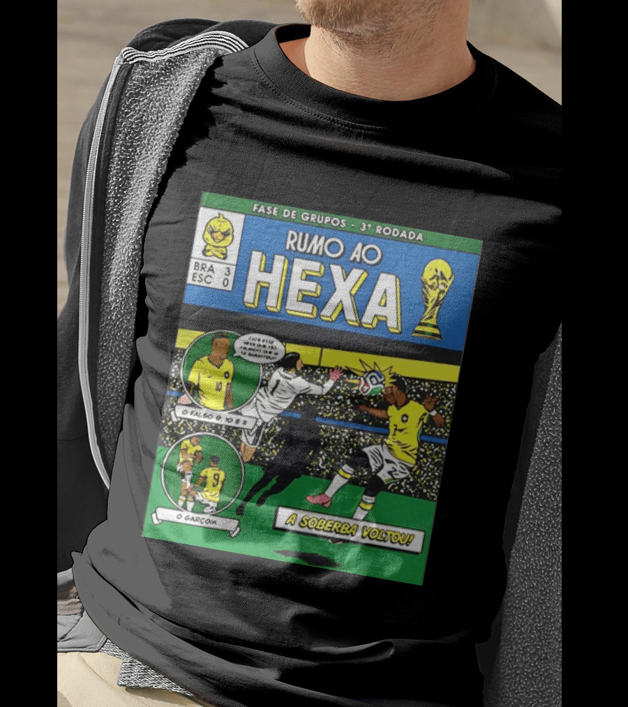 Vinicius Junior Brazil 2026 Rumo Ao Hexa Fase De Grupos O Garcom O Falso 9 A Soberba Voltou T-Shirt