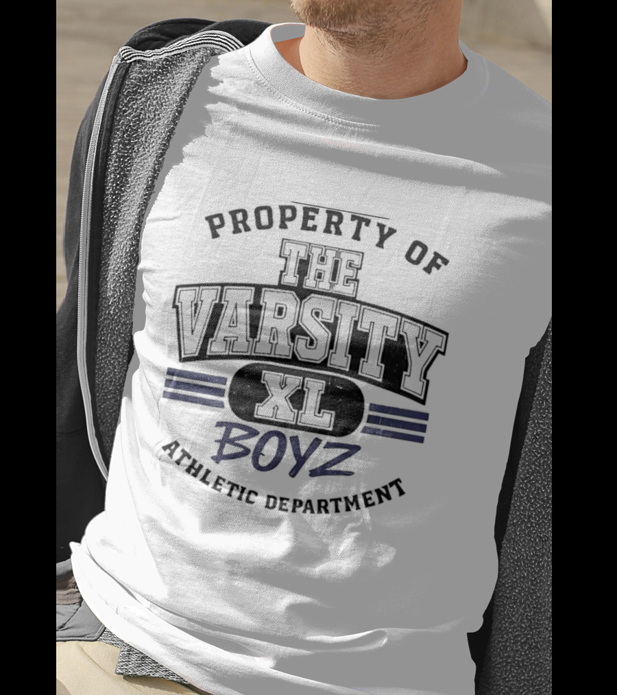 Property Of Varsity XL Boyz Athletic Department T-Shirt