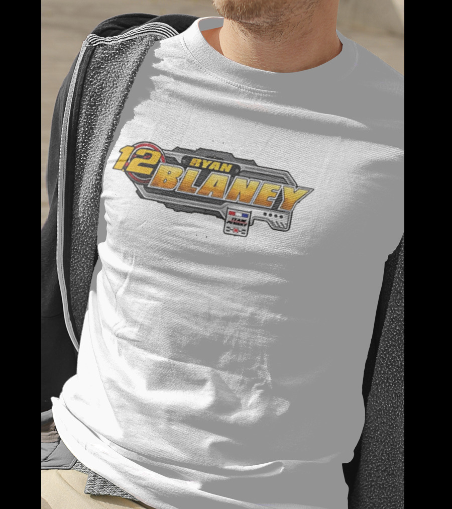Ryan Blaney Team Penske 12 NASCAR Cup Series Racing Fan Gear T-Shirt