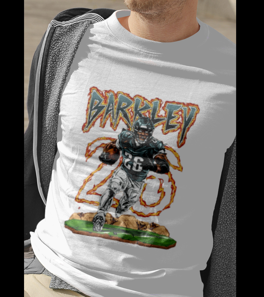 Barkley 26 Philadelphia Football Running Back T-Shirt