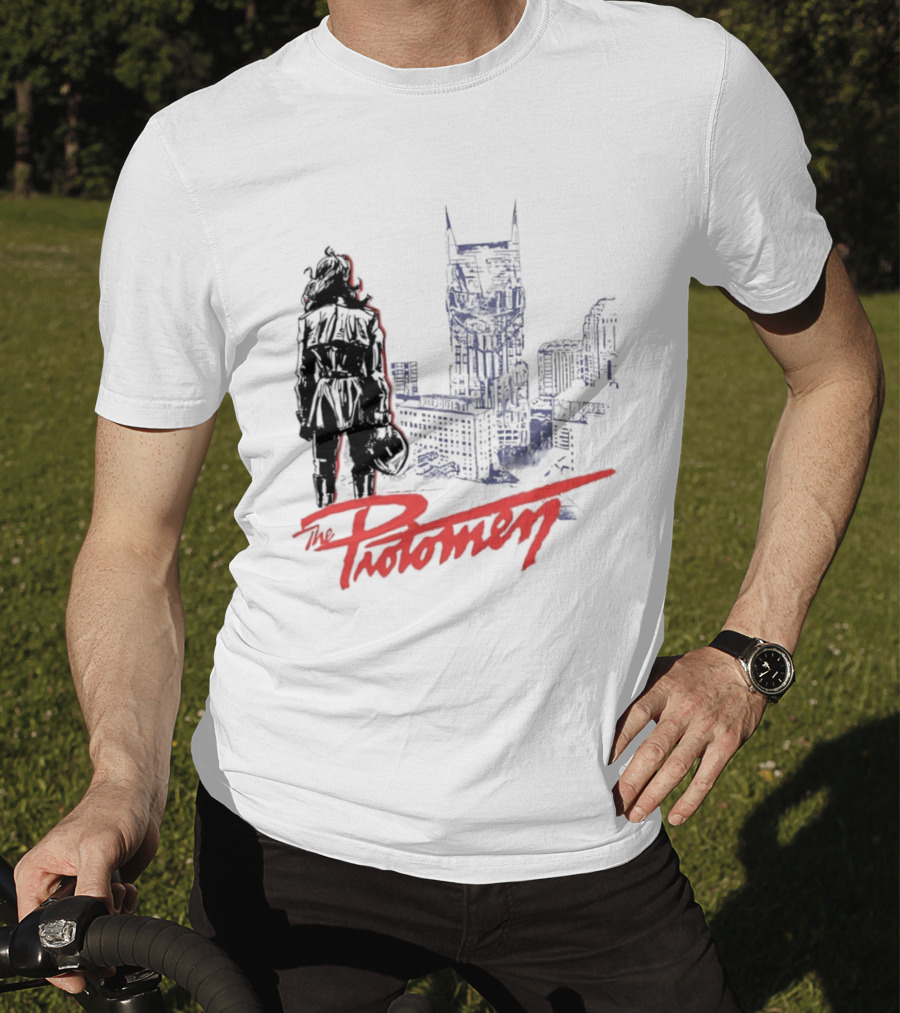 The Protomen Nashville Skyline Synthwave Rock Opera T-Shirt