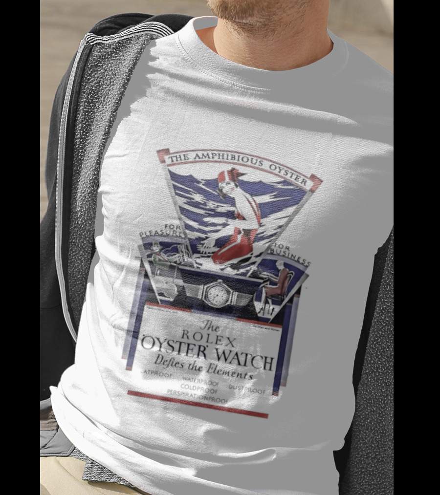 The Rolex Oyster Defies The Elements Mercedes Gleitze Endurance Record T-Shirt