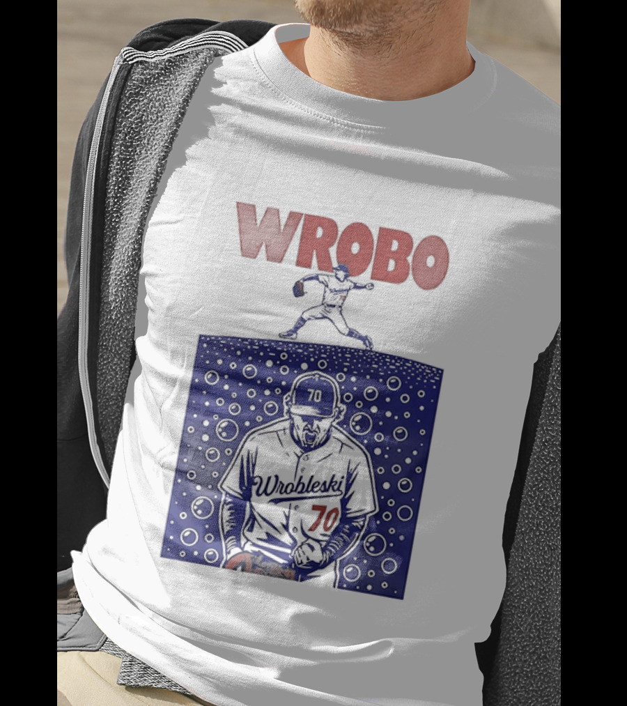Wrobo Shark Justin Wrobleski Los Angeles Dodgers Baseball T-Shirt