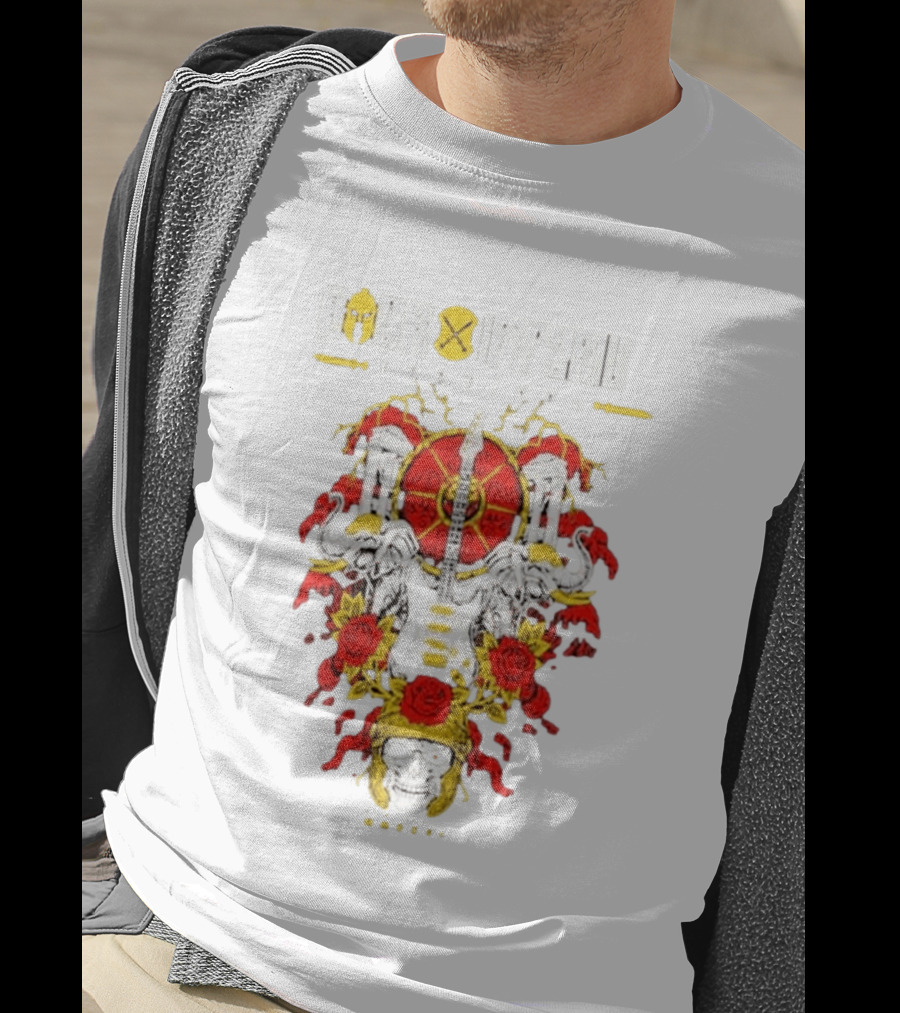 Rock Imperium Festival 2026 Skull Roses Elephants Guitar T-Shirt