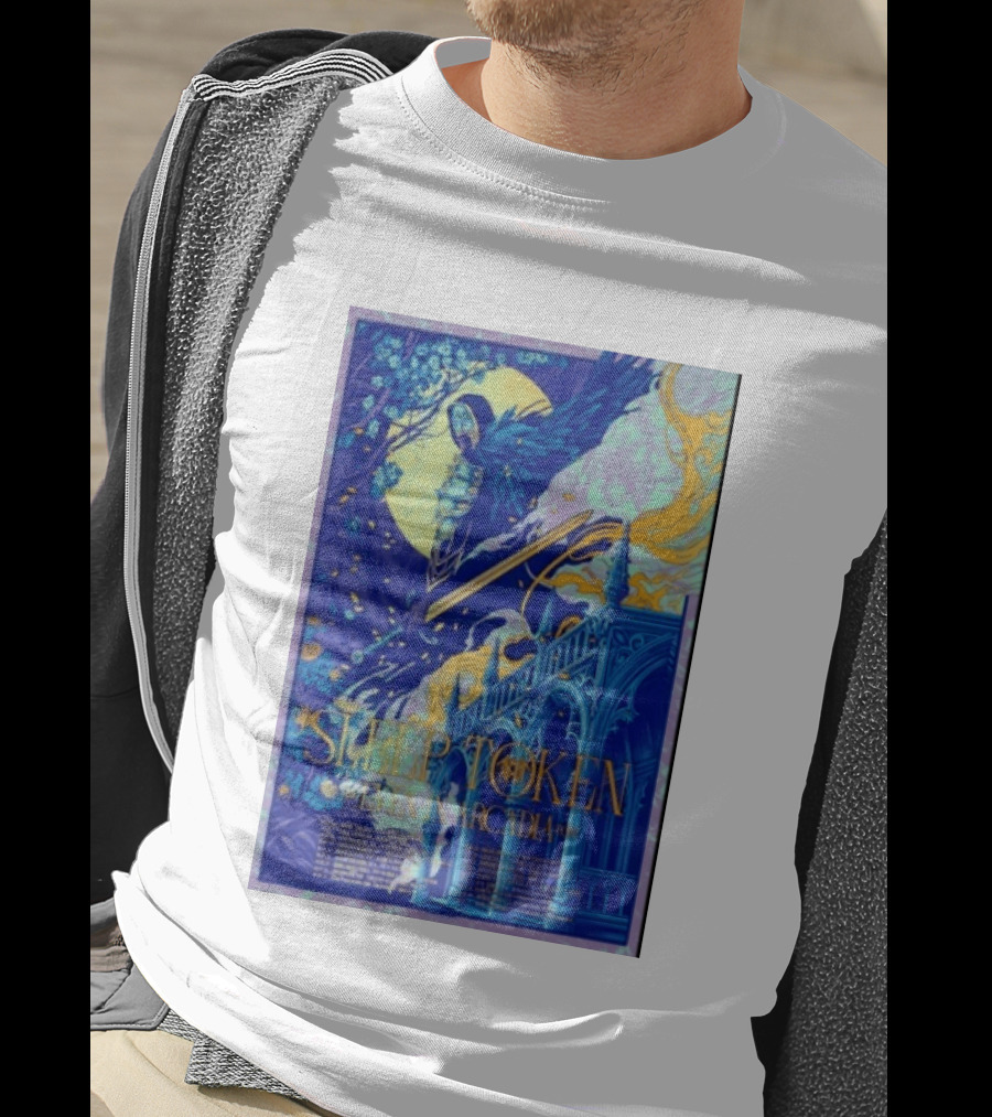 Sleep Token Even In Arcadia Angelic Moonlit Gothic Architecture T-Shirt