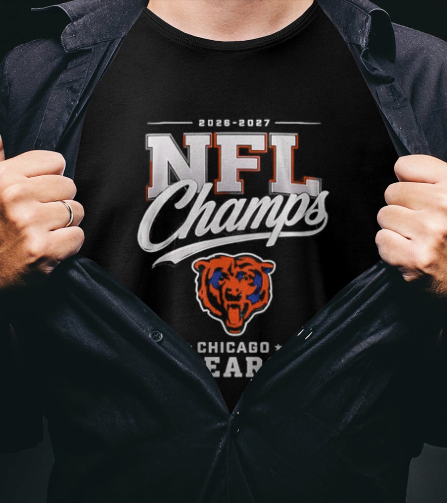 2026 2027 NFL Champs Chicago Bears T-Shirt