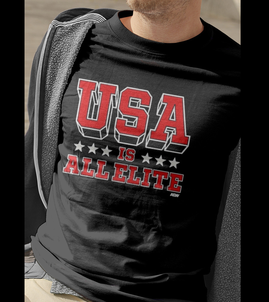 USA Is All Elite AEW Five Stars T-Shirt