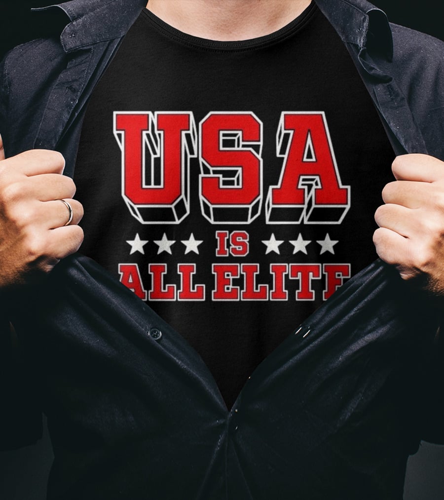 USA Is All Elite AEW Five Stars T-Shirt