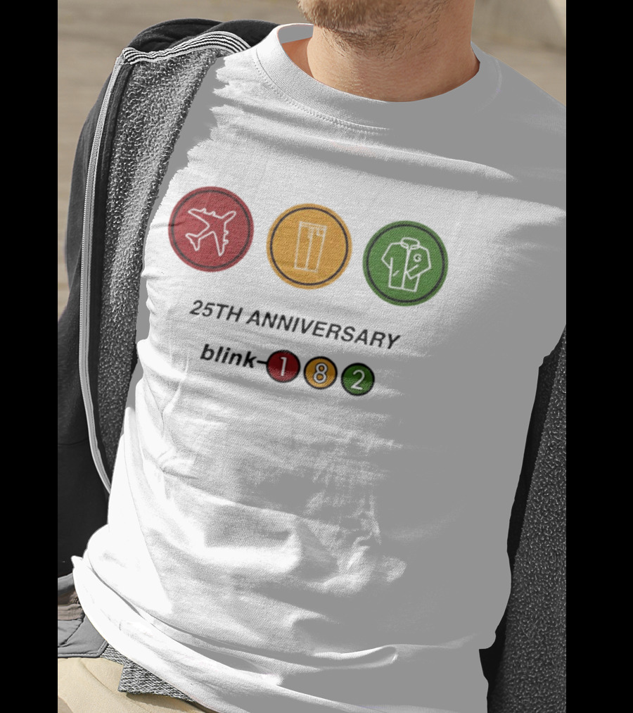 25th Anniversary Blink 182 Airplane Pants Jacket T-Shirt