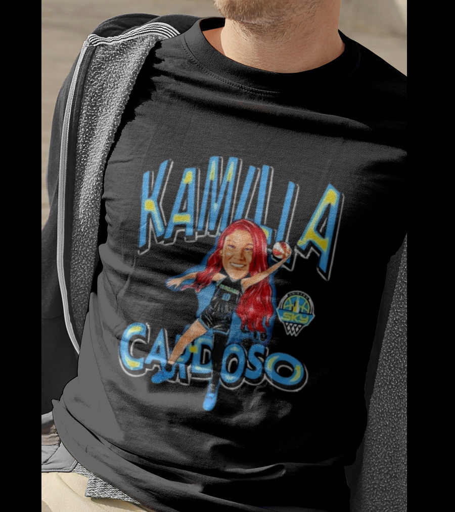 Kamilla Cardoso Chicago Sky Basketball T-Shirt