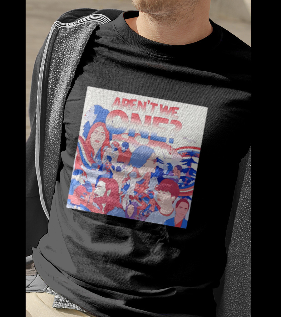Aren't We One Colorful Community Unity Celebration T-Shirt