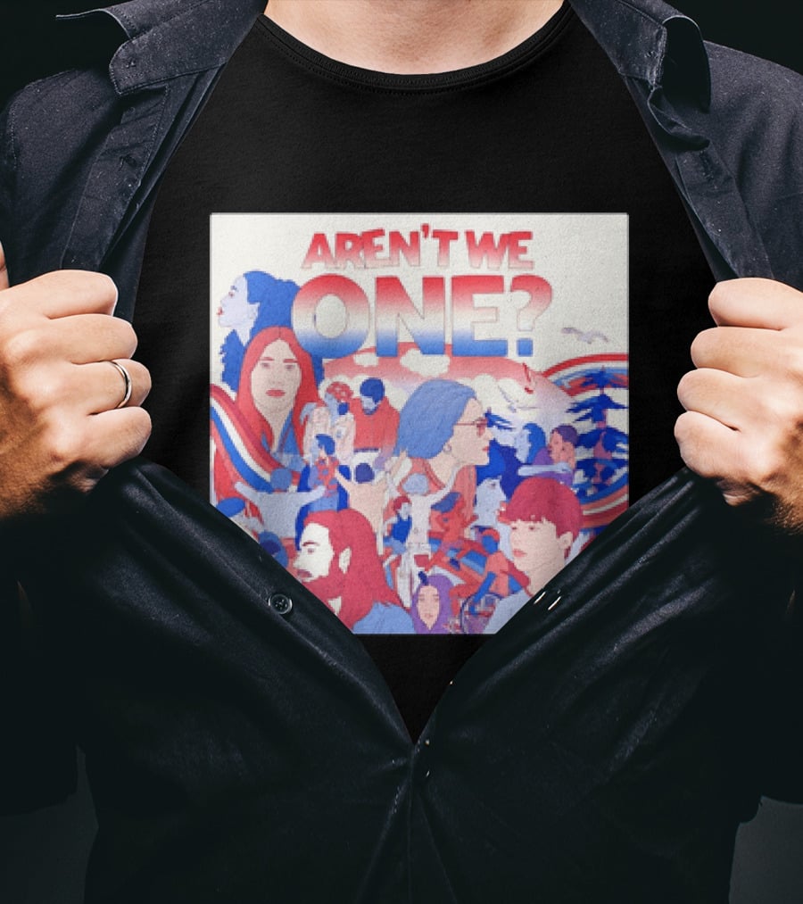 Aren't We One Colorful Community Unity Celebration T-Shirt