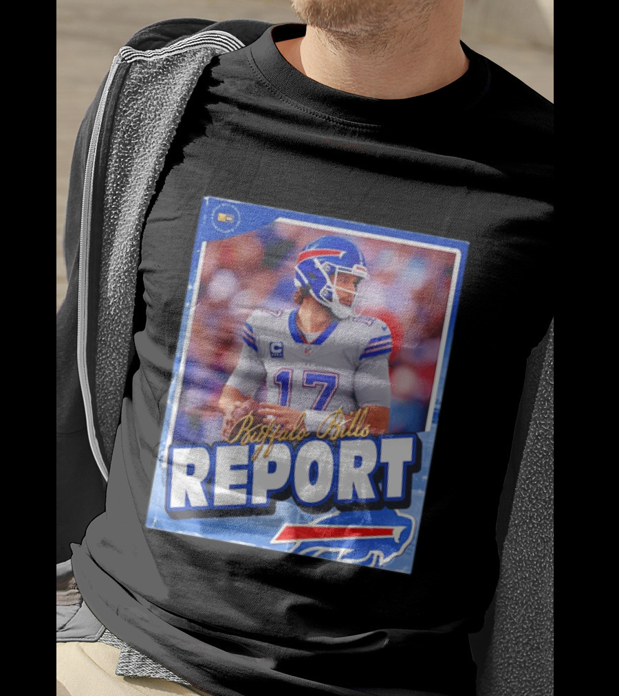 Buffalo Bills Report Josh Allen Number 17 T-Shirt