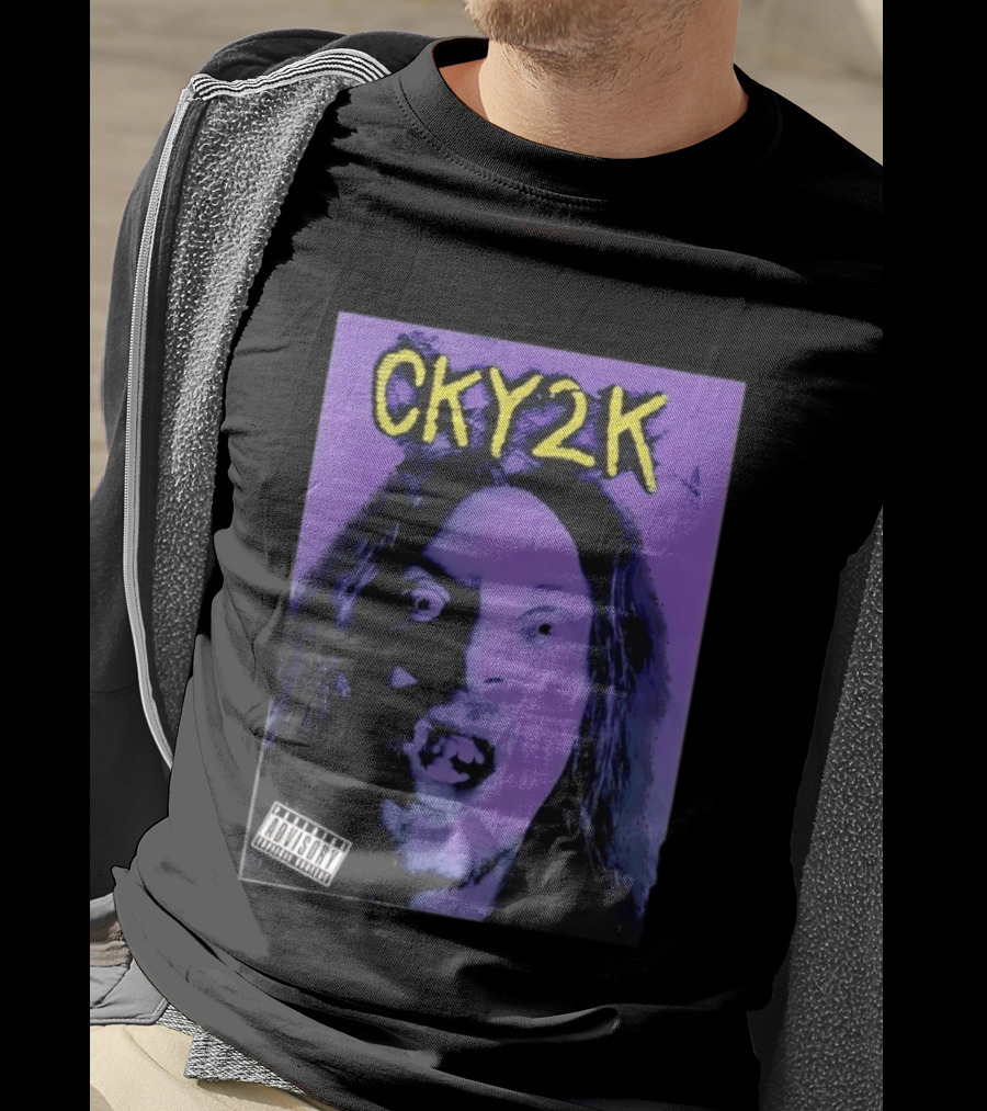 CKY2K Brandon DiCamillo Purple Cover Explicit Content T-Shirt