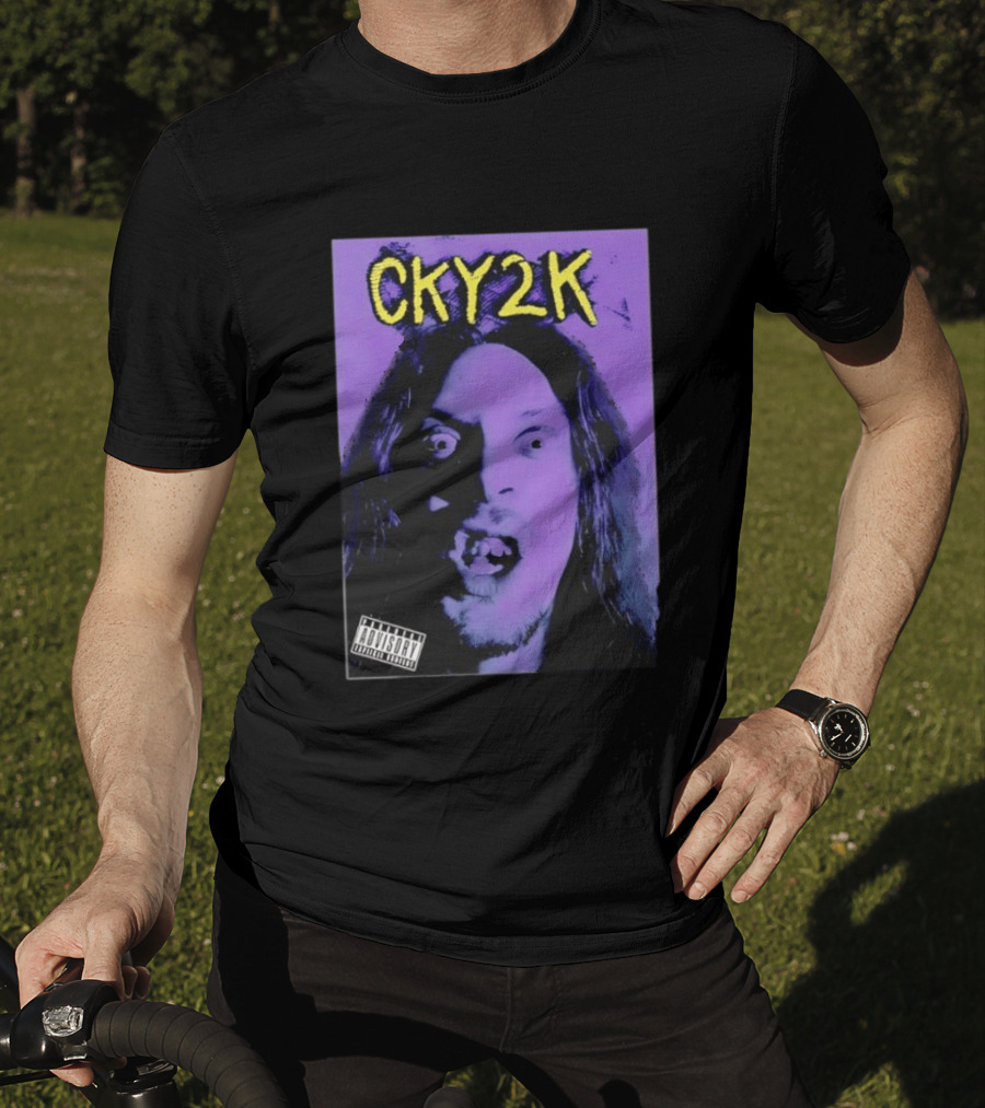 CKY2K Brandon DiCamillo Purple Cover Explicit Content T-Shirt
