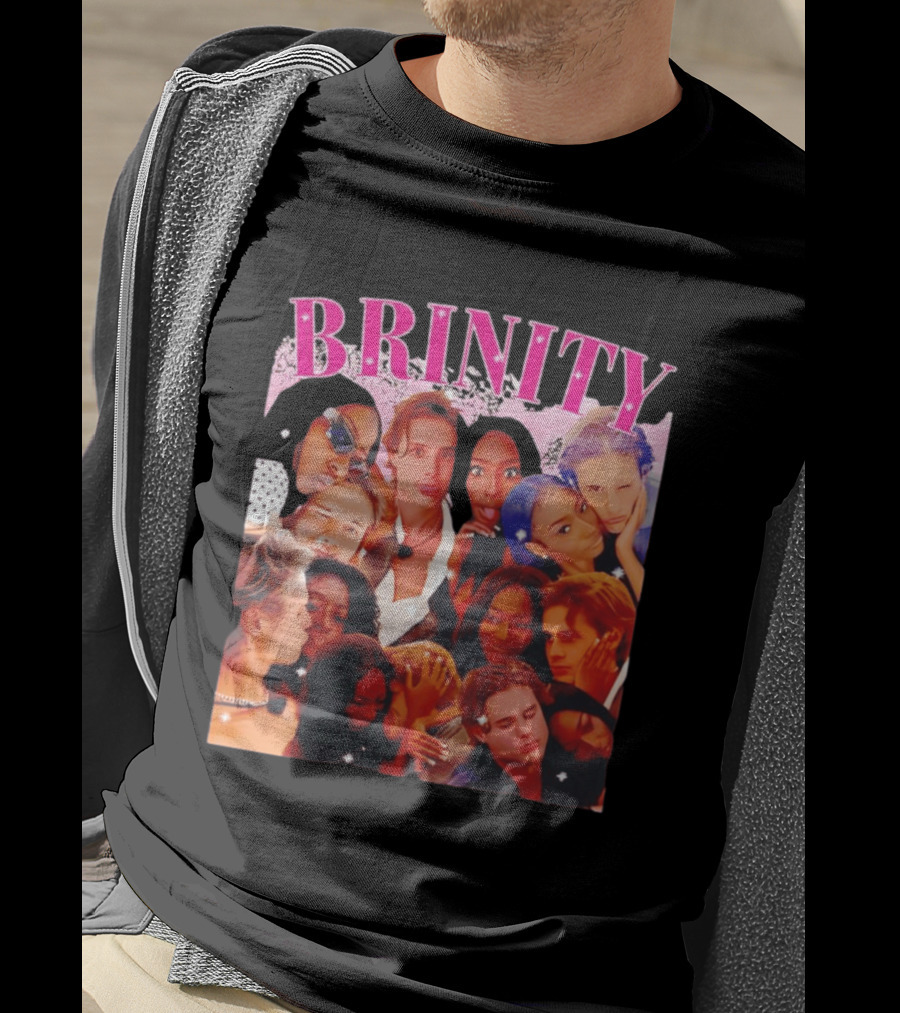 BRINITY Collage Of Couples Moments Embracing Love And Connection T-Shirt