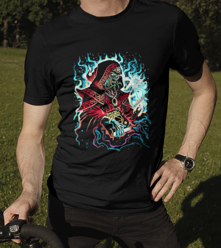 Lich Wizard Dungeons And Dragons Book Of Vile Darkness Tabletop Gaming Magic T-Shirt