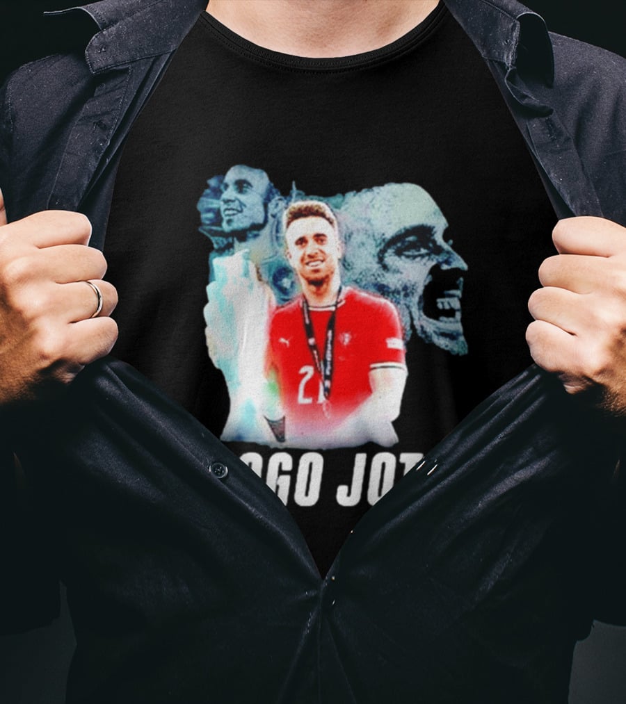 Diogo Jota Portugal No 21 Legends Football Player T-Shirt