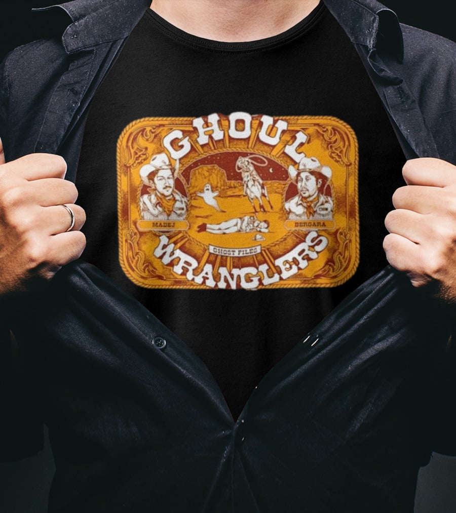 Ghoul Wranglers Ghost Files Ryan Bergara Shane Madej Cowboy T-Shirt