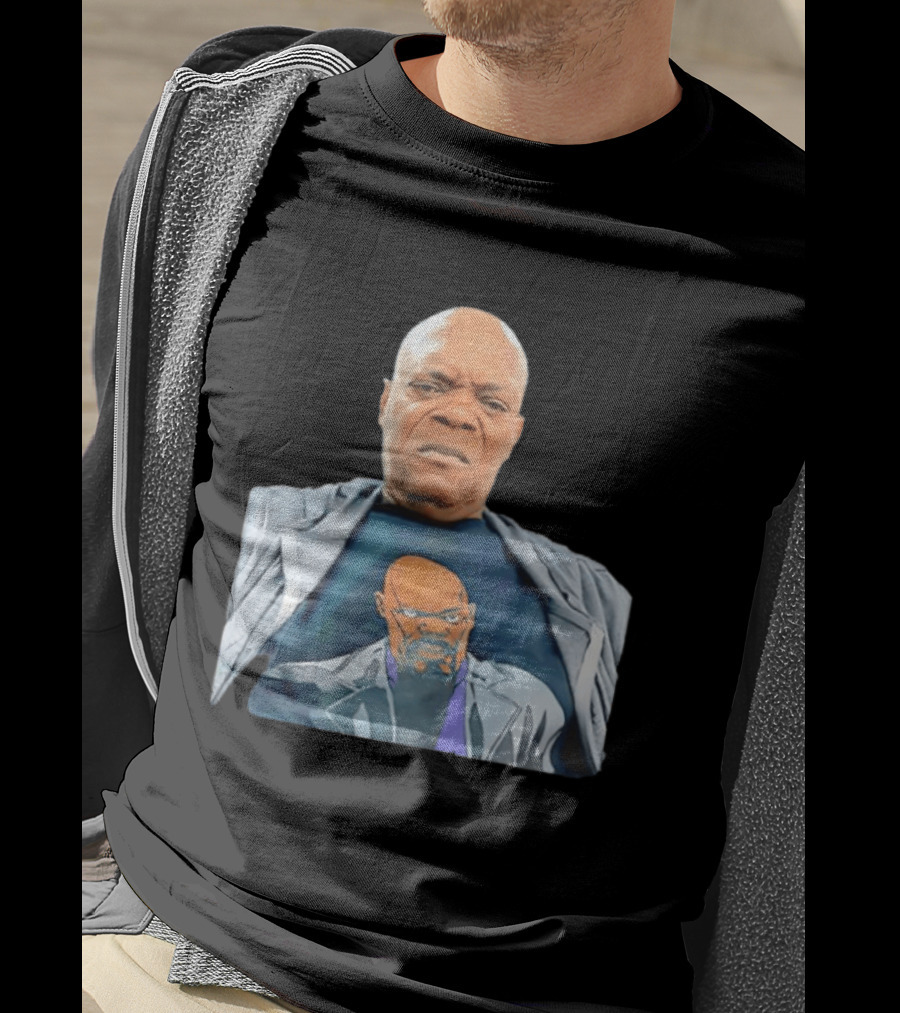Samuel L Jackson Nick Fury Marvel Cinematic Universe Marvel Studios T-Shirt