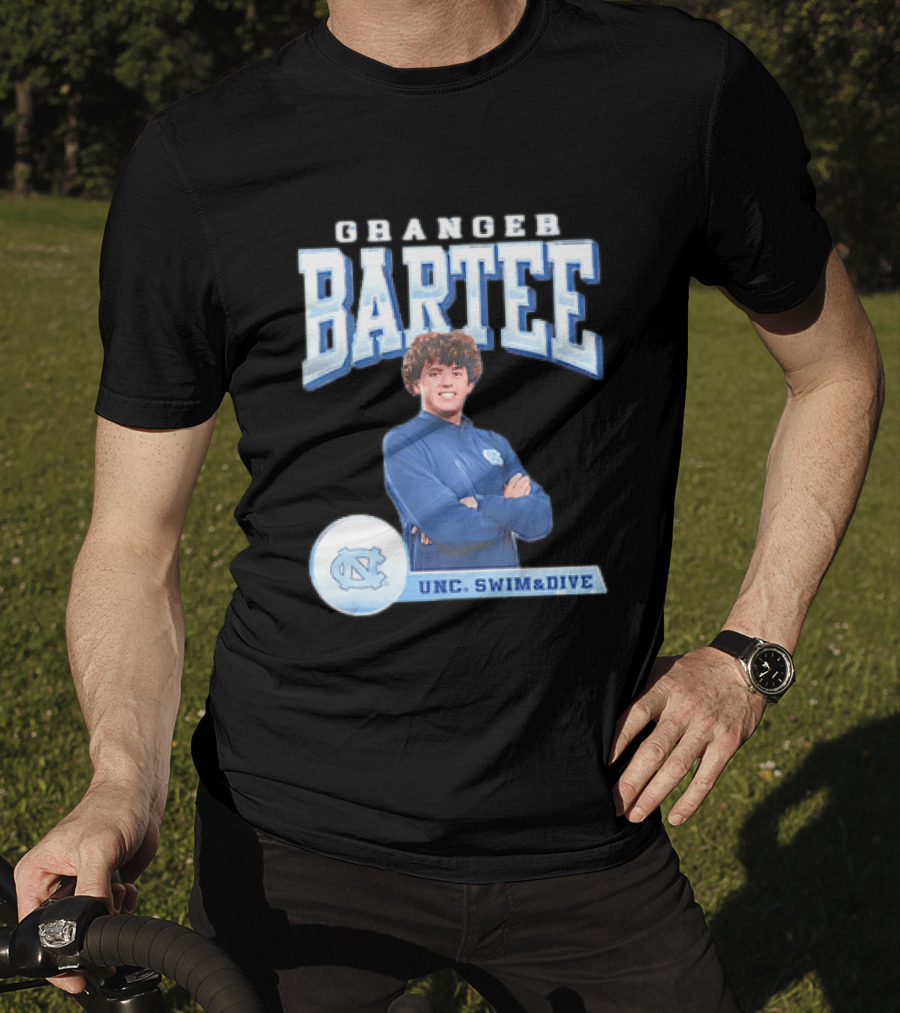 Granger Bartee UNC Swim & Dive North Carolina Tar Heels T-Shirt