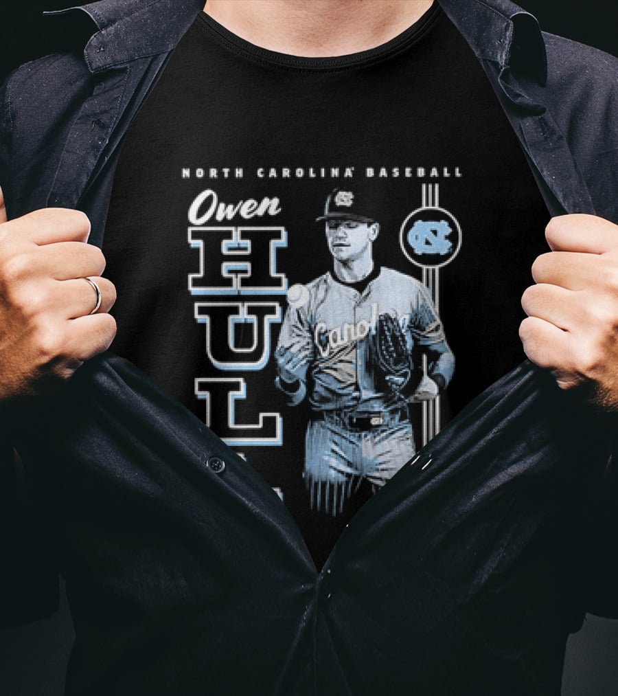 North Carolina Baseball Owen Hull Tar Heels T-Shirt